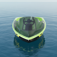 Mini jet ski électrique pour adultes, surf, batterie rechargeable, 16KW, 7.56KWH, matériau ASA, vitesse maximale 50 km/h, karting aquatique