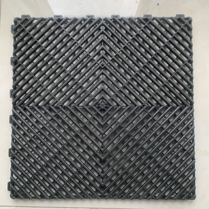 Hot Sell Car Wash Shop pp Sol <span class=keywords><strong>pour</strong></span> <span class=keywords><strong>Garage</strong></span> Detailing <span class=keywords><strong>Garage</strong></span> Mat Carreaux de sol en plastique - Product Image 4