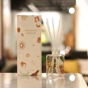 100Ml Fabriek Directe Verkoop Huishoudelijke Decoratie Geur Natuurlijke Etherische Olie Kamer Geurstokjes Weken Bloemen Reed Diffuser Oem