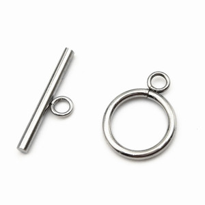 Fermoir à boucle en acier inoxydable plaqué or S1051, 1 pièce, en acier inoxydable, boucle fermée, fermoirs à bascule - Product Image 3