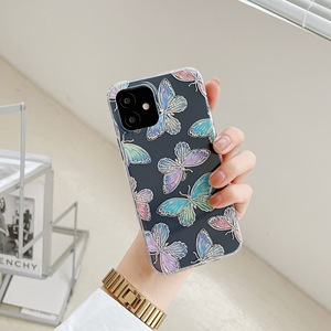 Lovebay — coque rigide en <span class=keywords><strong>tpu</strong></span> pour Iphone, compatible modèles 11, 12, 11, motifs fleurs roses, ou papillon, <span class=keywords><strong>impression</strong></span> Laser - Product Image 6