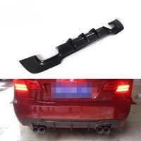 Diffuseur arrière en fibre de carbone à quatre sorties pour BMW E92 E93 335i M Sport Coupé 2 portes 10-13