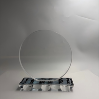Plaque de trophée en cristal K9 transparente étanche, gravée au laser, polie, la plus vendue, à 3,2 USD, vente directe d'usine pour entreprises