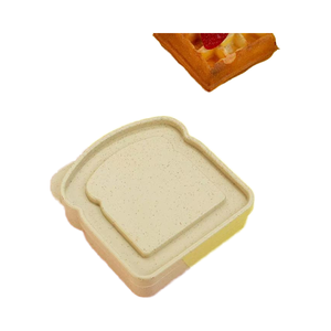 Boîte à lunch rigide oblongue haut de gamme, étanche, avec compartiment à pain et rangement pour toasts, idéale pour les sushis et les articles de cuisine - Product Image 6