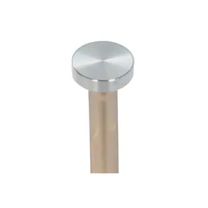 MESA LATERAL DE ACERO Y VIDRIO 45X45X50 - Product Image 1