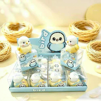 Jouet Squishy Animal en Blocs de Construction, Emballage Individuel, Squishies Anti-Stress à Remontée Lente, Décompression par Compression, ASTM