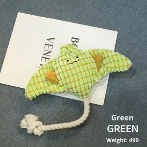 ของเล่นตุ๊กตาเสียงบีบ รุ่นขายดีข้ามประเทศ ซีรีส์มหาสมุทร <span class=keywords><strong>ปลา</strong></span>กระเบน ทนทานต่อการกัด ของเล่นสำหรับสัตว์เลี้ยงช่วยขัดฟัน - Product Image 4