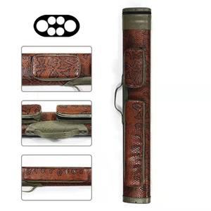 Borsa stecca in pelle da biliardo 2B4S 1/2 vecchio stile di vendita calda - Product Image 6