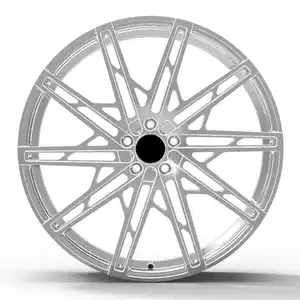 5 hole silver forged aluminum mag car rims 4x100 wheels chrome 6x130 rim wheel 4x114 17 for for 2013 bmw 535xi X4 G02 g30