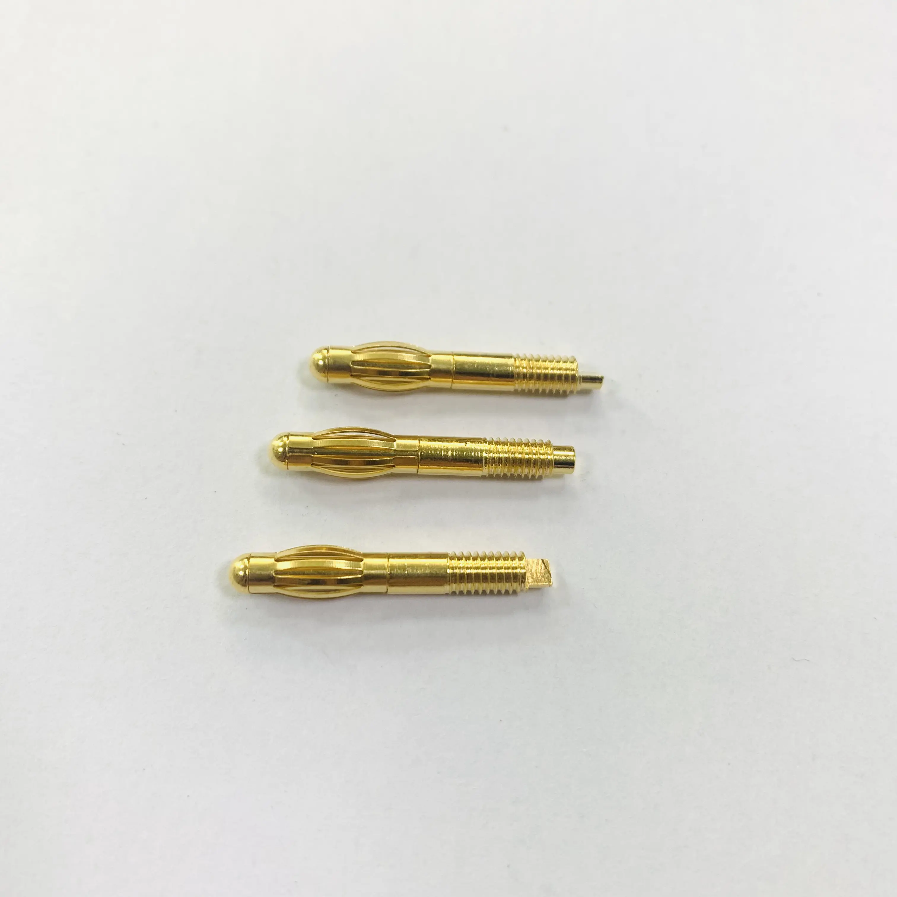 2.0mm 3.5mm 4.0mm 5.5mm 6.0mm 8.0mmBanana Plug 24K Gold-plated 4mm Banana Connector For Audio Jack Speaker Plugs