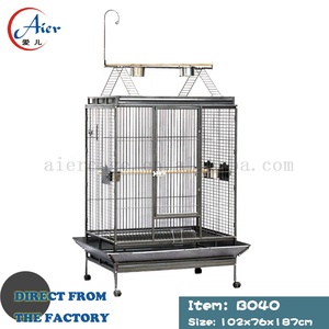 Aier B042 IJzeren Vogelkooi Ruime Binnenruimte Ecologisch Vriendelijke Dierenkooi 102x66x159cm Binnen/Buiten Gebruik Antiek Design Kweekkooi - Product Image 5