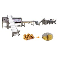 Aardappelwas-, schil- en snijmachine, commerciële aardappelverwerkingslijn