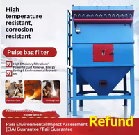 Colector de Polvo Qifeng Pulse Bag de Acero al Carbono, Resistente a Altas Temperaturas, Trifásico AC/DC, 99% de Eficiencia de Filtración, Ecológico