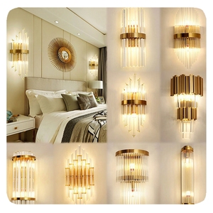 Neue Kristall-<span class=keywords><strong>LED</strong></span>-Wandleuchte im europäischen Stil, B22/E26-Glühbirnenfassung, 6 W, für Badezimmer, Wohnzimmer, Nachttischdekoration - Product Image 3