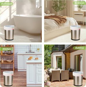 ถุงขยะแบบมีเชือกผูก ย่อยสลายได้ เป็นมิตรกับสิ่งแวดล้อม สำหรับขยะในครัวเรือน - Product Image 6