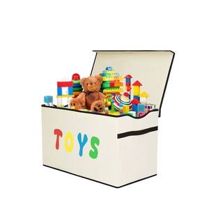 Boîte de rangement pour jouets personnalisée, pliable, écologique, en tissu, multifonctionnelle, couleur personnalisée - Product Image 1