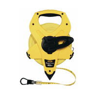 Mètre Ruban en Fibre de Verre MIS0195 100 Mètres Powerwinder Italie 2-34-777 avec Lame en Acier Inoxydable et Boîtier en Plastique ABS Personnalisé