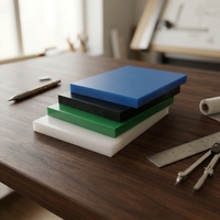 Plaque en nylon usinée CNC, feuille PA6 colorée, forme personnalisée, plaque de haute précision, tolérance usinable, plastique technique
