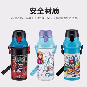 Bouteille d'eau potable directe pour enfants Skater, 480 ml, sans BPA, étanche, pour enfants et étudiants - Product Image 3
