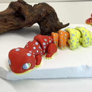 Impression 3D, Gecko gardien, <span class=keywords><strong>jouet</strong></span> ou décoration créative d'animal articulé, artisanat, cadeau, Gecko léopard - Product Image 5