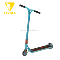 Fábrica china pop scooter pro gratuita aluminio bmx antideslizante extrema doble patada scooters pie truco scooters freestyle pro
