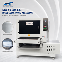 Machine industrielle de débavurage, de meulage et de polissage pour tôles métalliques plates, finition brossée pour l'acier inoxydable et l'aluminium