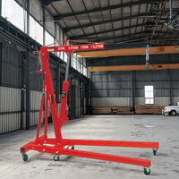 Grue d'atelier hydraulique pliable de 2 tonnes de haute qualité, équipement de levage pneumatique pour véhicules