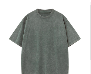 Camiseta Blanca Oversize de Algodón FLOWORA Possessed Running Gear con Estampado DTG en la Espalda, Manga Corta, Casual para Hombre - Product Image 4