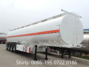 45 metros cúbicos de acero al carbono tanque de combustible semirremolque 45000l Semirremolque cisterna de aceite para la venta - Product Image 2