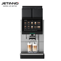 Cafetera Totalmente Automática Jetinno JL38A con Sistema de Jarabe y Espuma de Leche Fresca, Máquina de Café Comercial con Molinillo