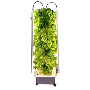 ONE-one 2022 new design Garden vertical farming family use mini indoor hydroponic aeroponic growing tower for strawberry