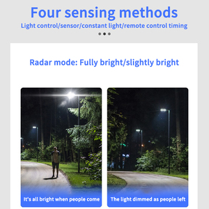 Wifi Ứng Dụng Điều Khiển Thông Minh Chiếu Sáng Công Cộng 300W 400W 500W Tất Cả Trong Một Năng Lượng Mặt Trời An Ninh Điện LED Ánh Sáng Đường Phố Với HD Máy Ảnh - Product Image 4