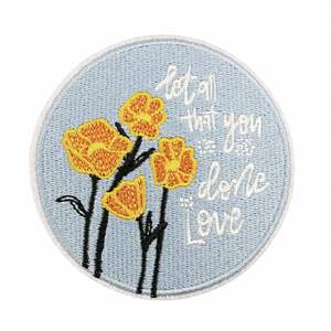 Parche Bordado Termoadhesivo con Diseño de Mondrian <span class=keywords><strong>Verde</strong></span>, Frases en Inglés, Palabras, Wifi, Opciones de Joyería, Oso, para Decoración de Ropa y Bolsos - Product Image 5