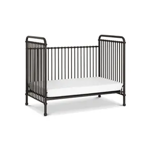 hot selling safe quality metal bed for baby vintage-style durable iron baby crib