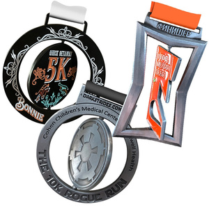 Personalizzato <span class=keywords><strong>3D</strong></span> Sport <span class=keywords><strong>in</strong></span> metallo medaglie oro argento Badminton basket calcio calcio premio <span class=keywords><strong>3D</strong></span> corsa maratona medaglia stampa tecnica - Product Image 3