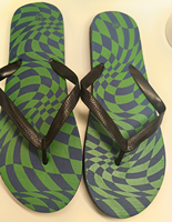 Modèle Fusheng à 0,29 Dollar, Tongs de Plage en PE pour Femmes et Hommes, Vente en Gros avec de Nombreux Motifs Différents