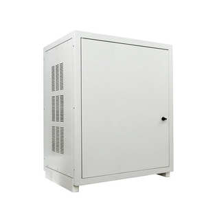 Gabinete de Almacenamiento de Baterías de Acero Inoxidable Blanco/Negro Personalizado, Rack Exterior para Telecomunicaciones, Certificado ISO9001 - Product Image 2