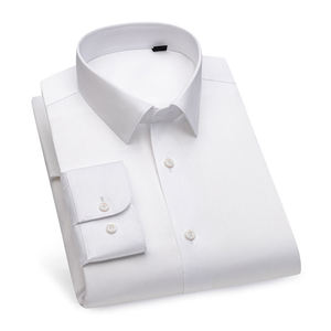 OEM / ODM Camisas-juveniles-para-hombr semplici <span class=keywords><strong>da</strong></span> <span class=keywords><strong>uomo</strong></span> in tinta unita uniforme formale camicie <span class=keywords><strong>da</strong></span> <span class=keywords><strong>uomo</strong></span> a quadri classici camicia fabbrica di <span class=keywords><strong>vestiti</strong></span> - Product Image 6