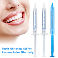 TONGWODE - Jeringas de Gel Blanqueador Dental con Peróxido al 35% de 3 ml, 7 g, para Uso Doméstico, Cuidado Dental