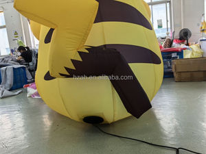 Nouveau modèle de <span class=keywords><strong>Pikachu</strong></span> gonflable géant léger mené par dessin animé de la conception 3m avec le coeur rouge à vendre - Product Image 6