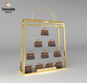 Estantes de Exhibición para Bolsos y Carteras Personalizados |   Accesorios Modernos para Bolsas de Compra |   Estanterías de Pared para Tiendas |   Diseño de Interiores de Boutique - Product Image 1