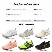 Chaussures aquatiques de plage en caoutchouc ETMF, personnalisées, antidérapantes, respirantes, pour la natation