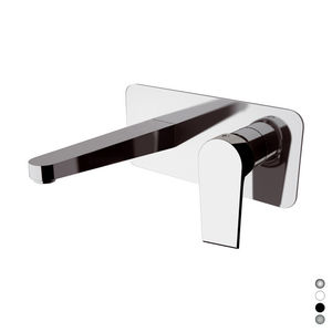 Grifo monomando empotrado Artic para lavabo, negro mate - Product Image 1
