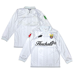 Hoogwaardig op maat gemaakt vintage voetbaltenue streetwear shirt met lange mouwen, ademend, met naam en logo - Product Image 1