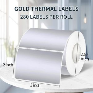 Water Proof Adhesive Rectangular 57mm Thermal Label <b>Sticker</b> Paper for 2 Inch Printer - Product Image 2