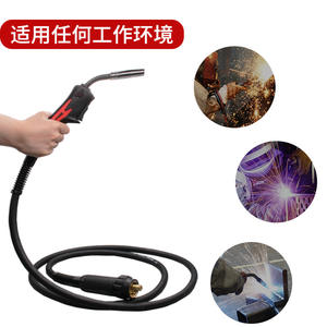 Torche de soudage MIG MAG Kr200A 350A 500A refroidie par air, plaquée cuivre, à interrupteur unique, pistolet de soudage électrique DC pour machine à souder - Product Image 2