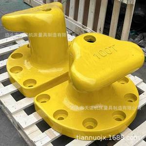 Bolardo de acero Chock Steel 100T para amarre marítimo en puertos y yates - Product Image 1