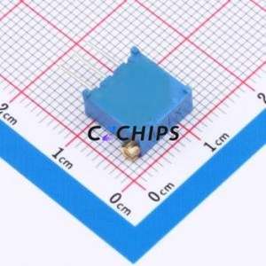 ตัวต้านทาน/โพเทนชิโอมิเตอร์แบบปรับได้สำหรับ3296X-101ผ่านชิ้นส่วนรู (THT)-3P, ตัวต้านทาน9.5x4.8มม. 100Ohm 10% 500mW 250ppm/℃ - Product Image 2