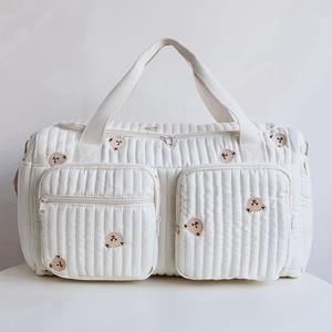 Tas Popok Tote, Tas Popok Perjalanan Kapasitas Besar, Tas Rumah Sakit untuk Persalinan, Tas Bayi Perlengkapan Bayi, Alas Ganti Popok - Product Image 1