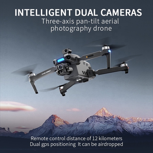 S880 Pro MAX Omnidirectional Obstacle Avoidance GPS Return One-click Airdrops 8K 50 Minutes 5KM Flight Professional RC Drone